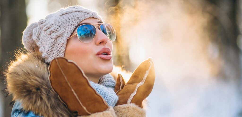 Winter Skincare Model